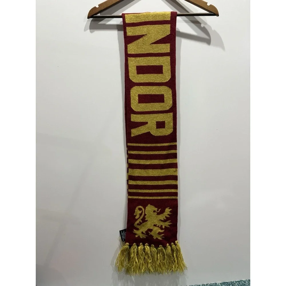 HARRY POTTER - Gryffindor Reversible‎ Knit Scarf Officially Licensed